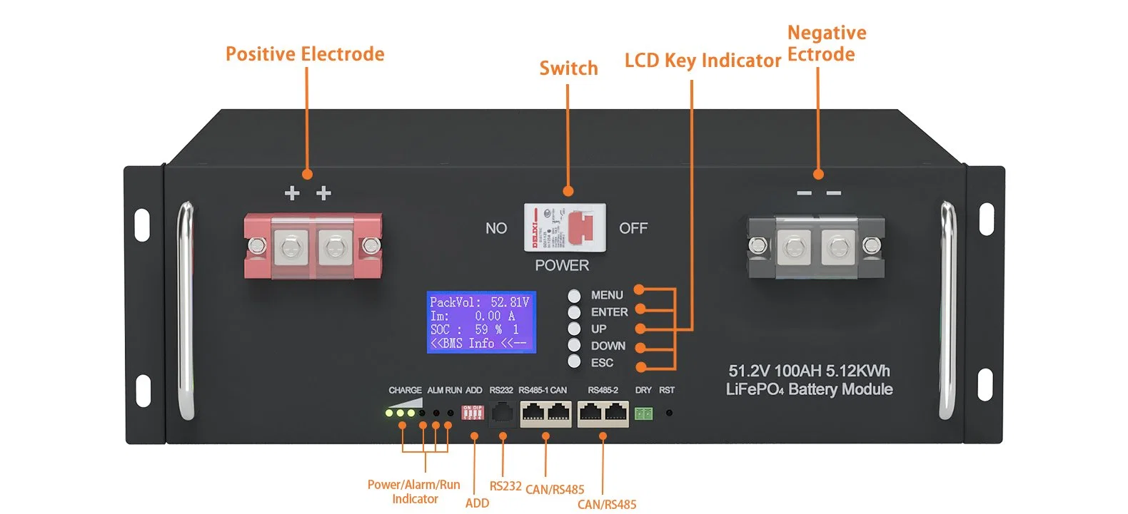 Stackable 5kw 25kw 50kw off/Grid Storage System Equipment LiFePO4 100ah 3.2V 16s 5000wh Powerwall Mobile Power Supply