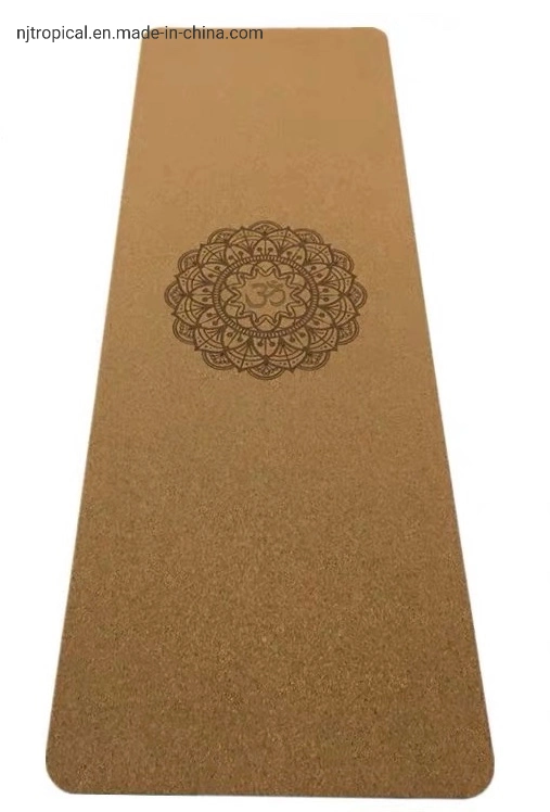 Anti-Slip Eco TPE PVC PU NBR Jute Suede EVA Natural Cork Natural Rubber Yoga Mat