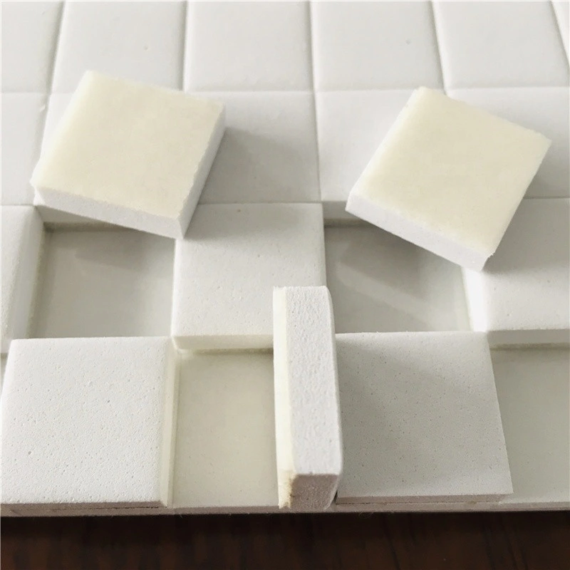 18*18*3+1mm White Rubber with Cling Foam of Glass Separator EVA Rubber Spacers on Sheets