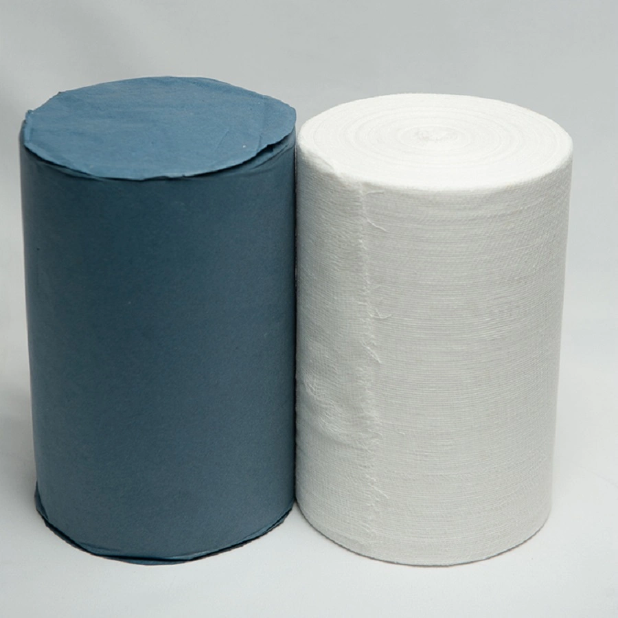 CE ISO 100 Yards Bleached White steril absorbierende Hämostate 500g Gaze-Rolle