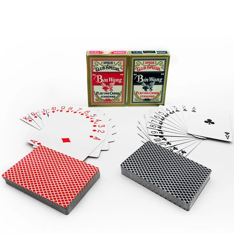 Factory Sales Price Entertainment Waterproof Full Color Plastic Playing Card with Display Box