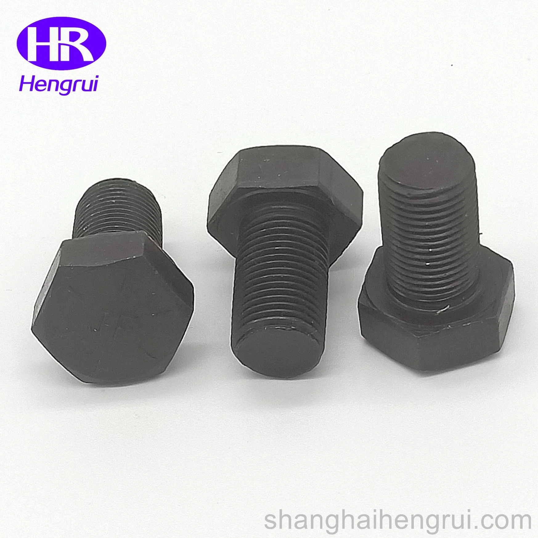 ANSI/ASME B18.2.1 High Quality China Supplier SAE J429 Gr. 2 5 8 ASTM A307 Gr. a Hex Cap Screw Hex Bolt Black Finish