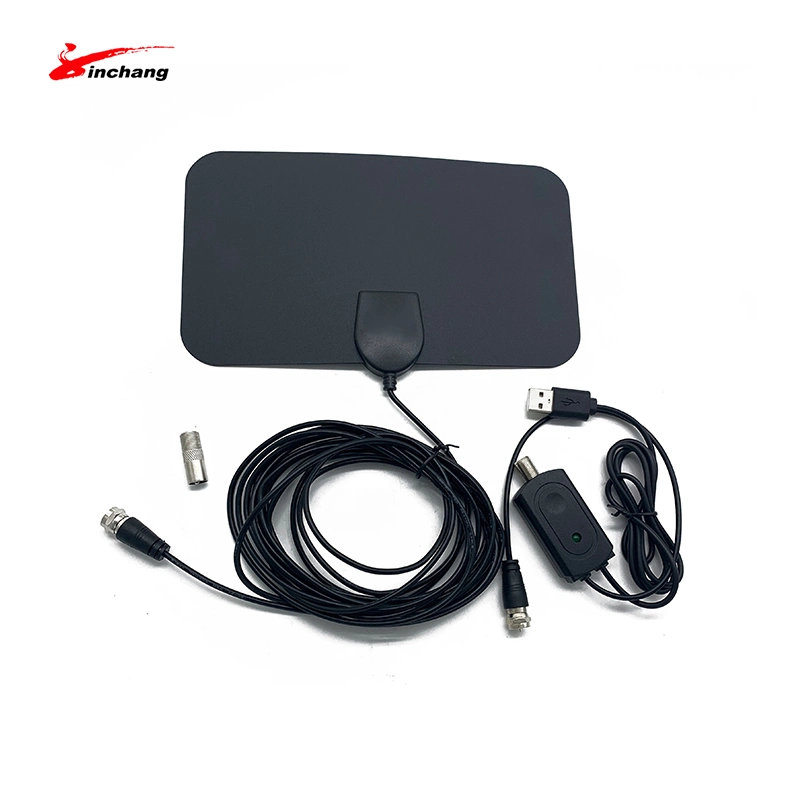 Antena de TV por satélite digital de painel Full HD, antena DVB HDTV de 30 dBi