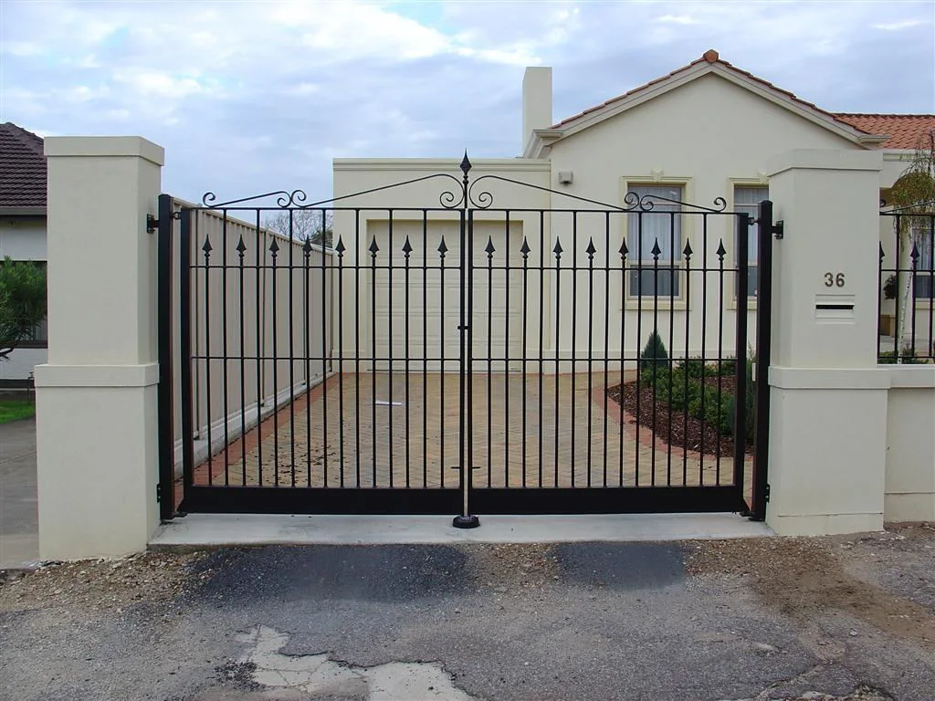 Decorative Power Coated Metal Garden Gate