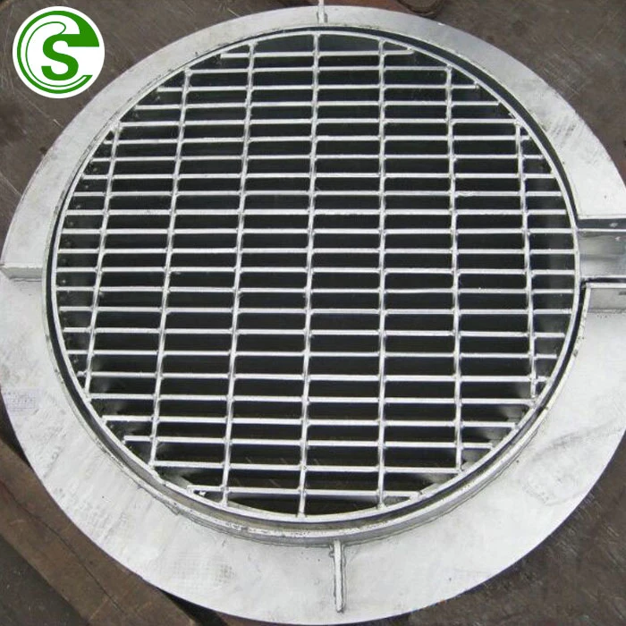 Plain Type 25mm Height Trench Drain Grates with Hinges