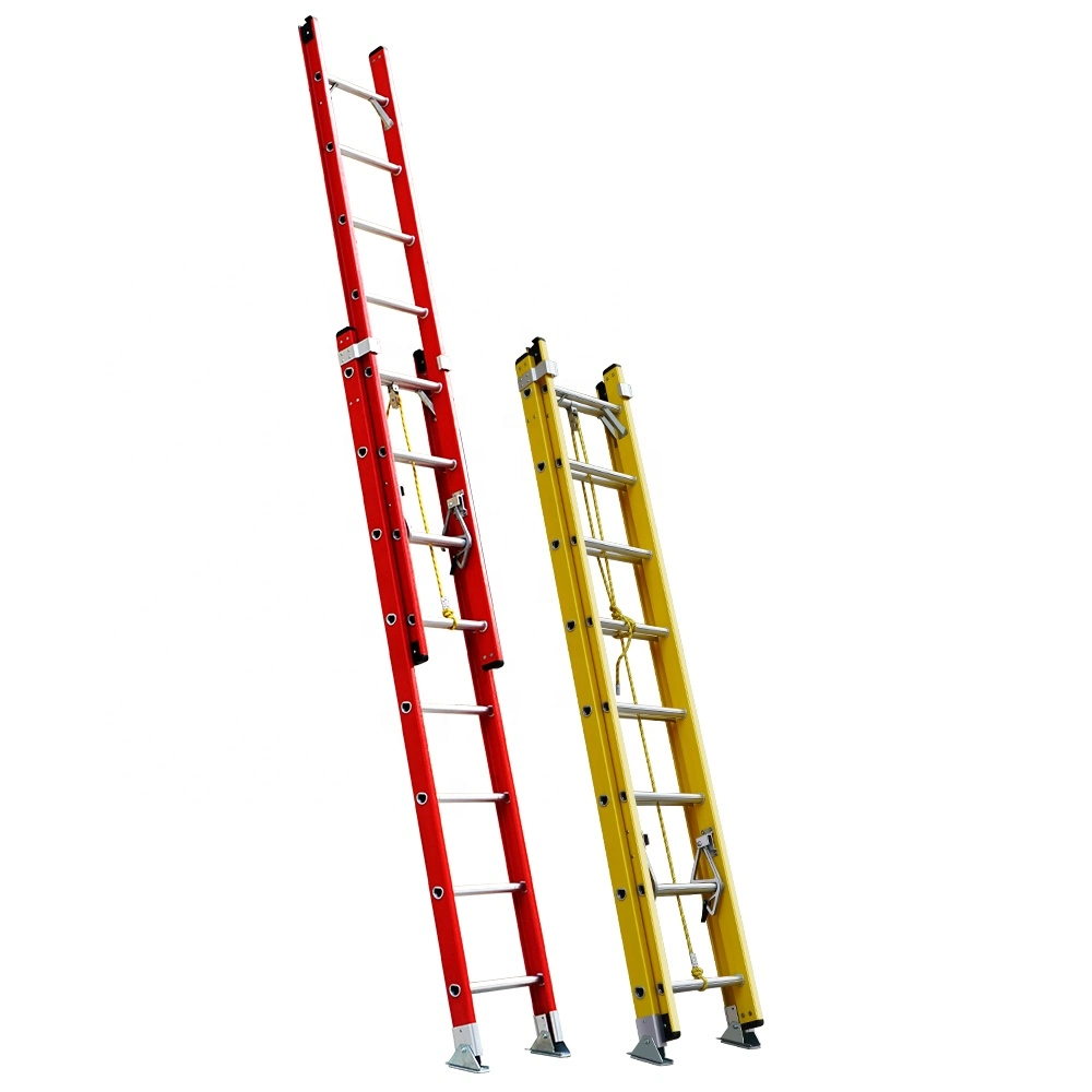 Electricity Company Popular 8m Fiberglass Fully Insulation Step Ladder