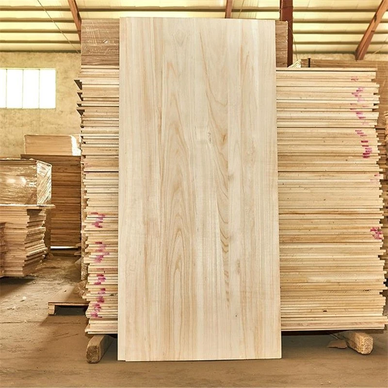 Poplar Natural Cut Bamboo Furniture Balsa Wood Sheet Paulownia Wood for Snowboard Wood Core