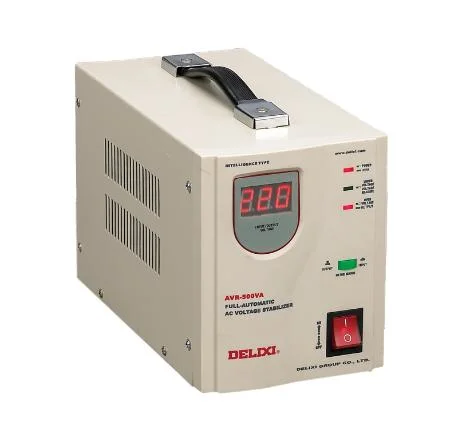 Regulador automático de tensión ac de casa Delixi AVR 145-255V