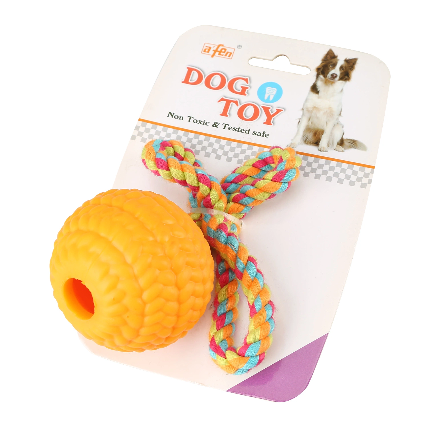 TPR Pet Dog Ball Squeak Dog Toys for Golden Retriever Large Dogs Spiked Ball Super Elastic Sound Chew Toy