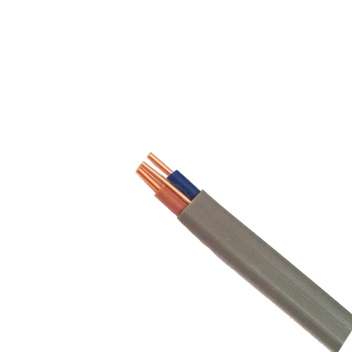 PVC flexibler Kupferleiter, flacher Doppeldraht mit Erdungskabel 1,5mm