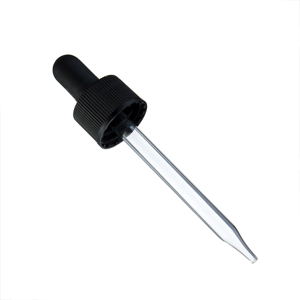 CRC 18415 т/E черного стекла Pipette Dropper закрытия и