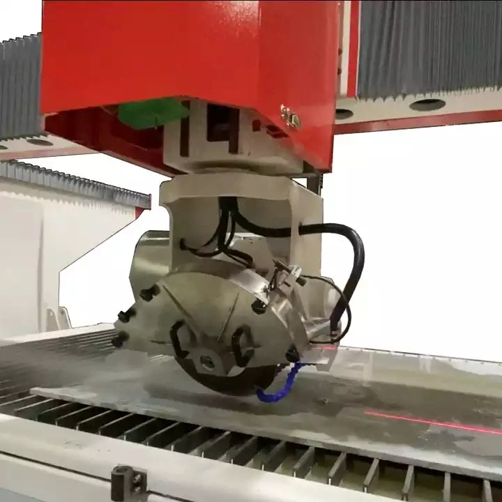 CE Hualong Italia máquinas automáticas de software de corte de piedra CNC Waterjet Sawjet Cortador de azulejos de mármol de la máquina, cuarzo, encimera de cocina