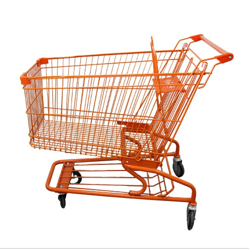 Coloré Metal supermarché Hypermarket chariot d'épicerie chariot à main
