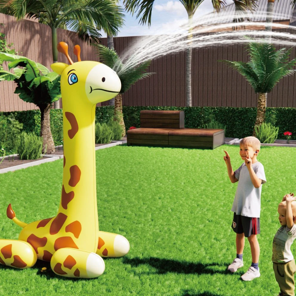 Summer Unicorn Water Giraffe Sprinkler Pool Float Ride Inflatable Toys