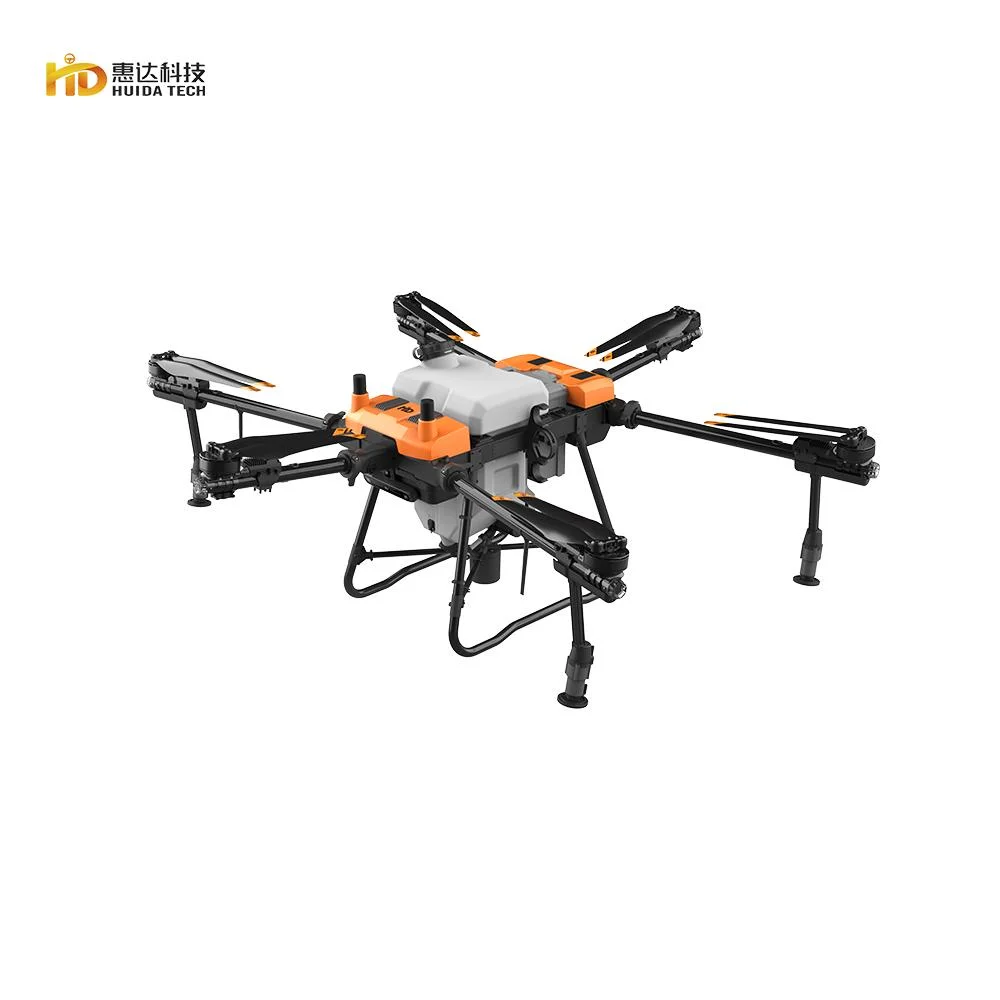 Commande sans fil du pulvérisateur à jet double GPS à jet double repliable HD UAV Agriculture Drone