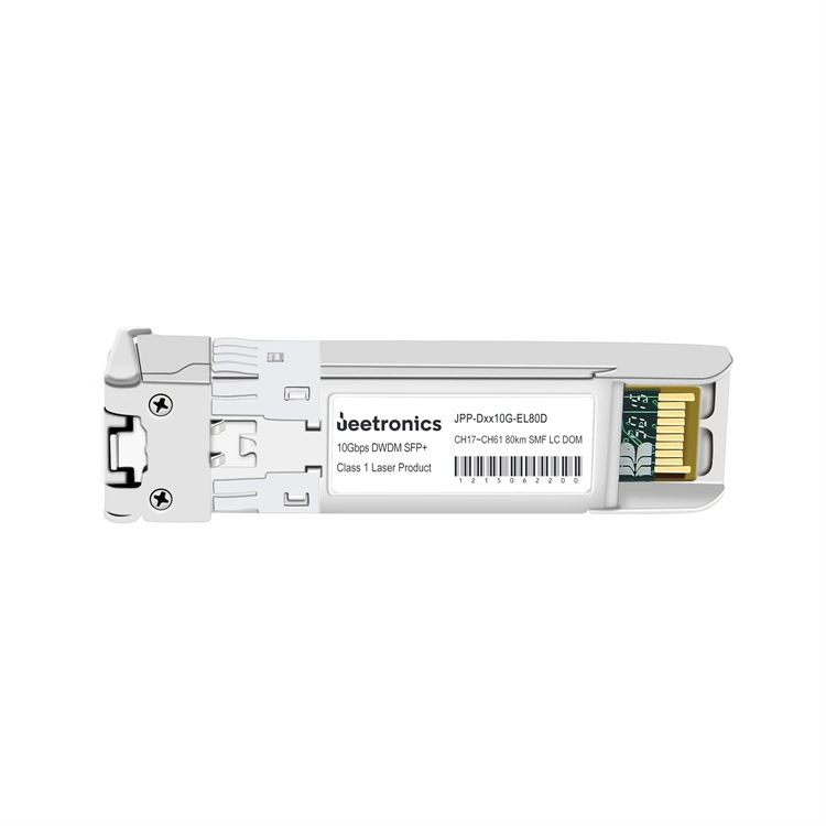 وحدة جهاز إرسال/استقبال DWDM CH17~CH61 10g 80 كم SMF Duplex LC SFP+