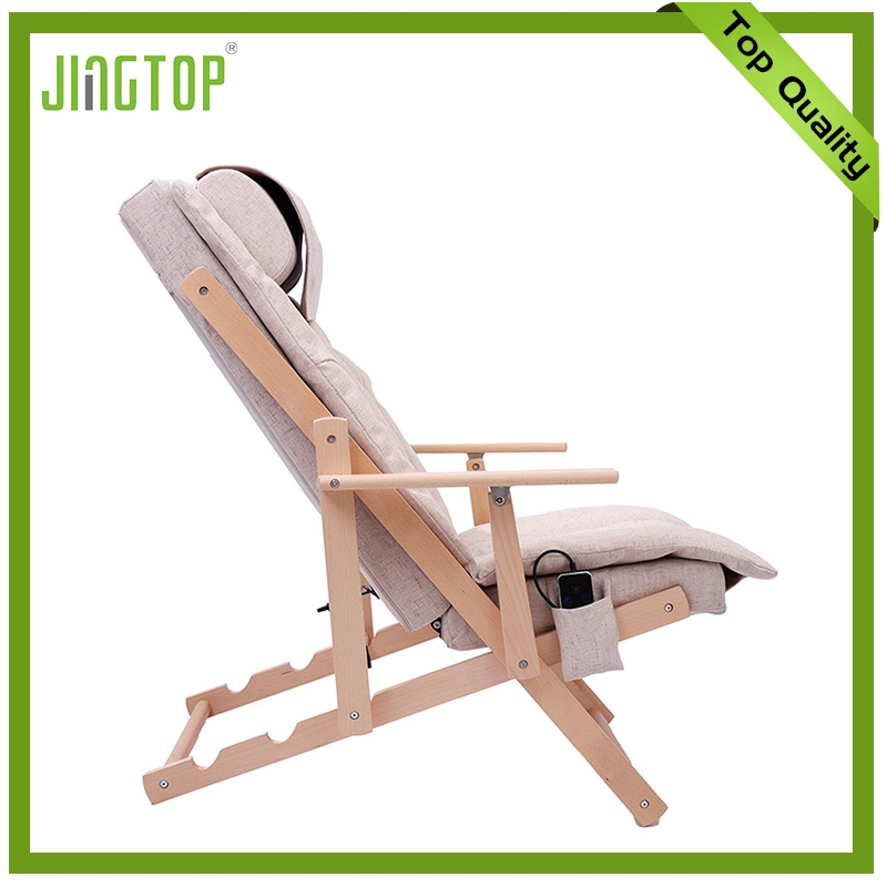 Jingtop plegable portátil eléctrico madera Rocking sillón de masaje sillón reclinable