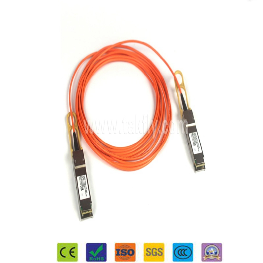 Qsfp 5m (16ft) el convertidor de 40g/Transceptor + Cable Óptico activo