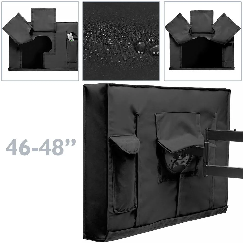 Outdoor Protective cover for flat screen monitor TV LCD 46-48"