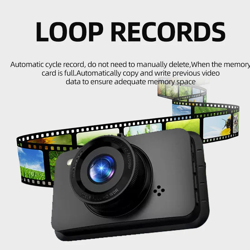 3.5"Car DVR HD 1080P Car Black Box Dual Lens Car Dash Camera Dash Cam Front and Rear Dual Camera Dashcam