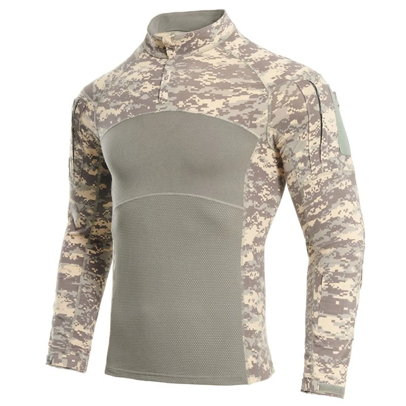Sabado Factory Wholesale/Supplier Rip Stop Stretch Cotton Tactical Military Army Uniform Long Sleeve Hiking Hunting Tactical Shirt