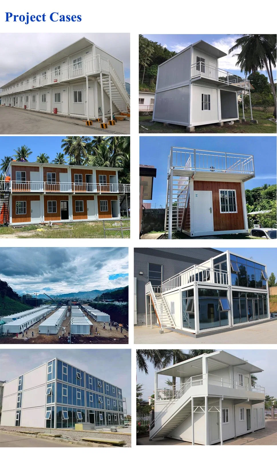 2 Etagen Günstige Low Cost Hohe Qualität/hohe Kostenleistung Mobile Modular Homes Stahlkonstruktion Personalisieren Container House Prefab Office Fertigbau