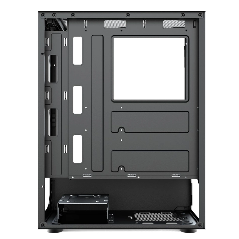 PC Case Computadora para Gabinete de Escritorio RGB Caja de Juegos con Vidrio Caja de Computadora