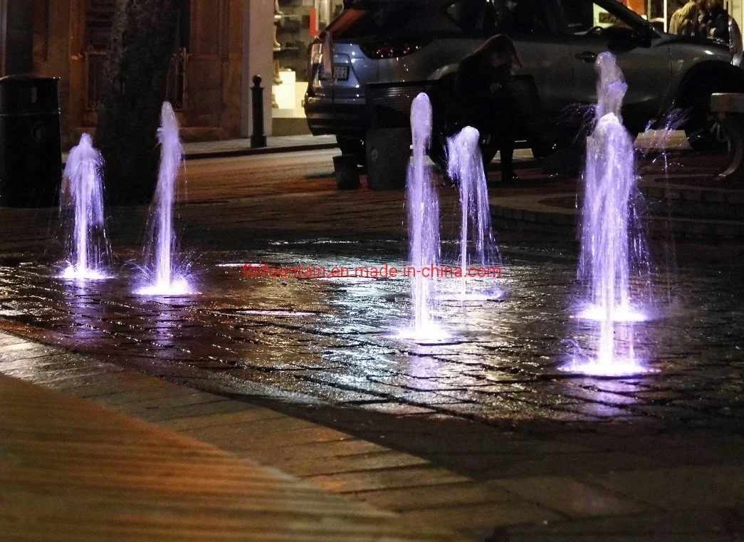 Gran decoración del hotel Fuente de paisaje de luz RGB