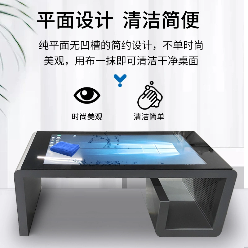 شاشة عرض LCD لإعلانات بحجم 21.5 بوصة مزودة بشاشة Digital Signage Bar Table LCD شاشة Kiosk 4K Touch Digital