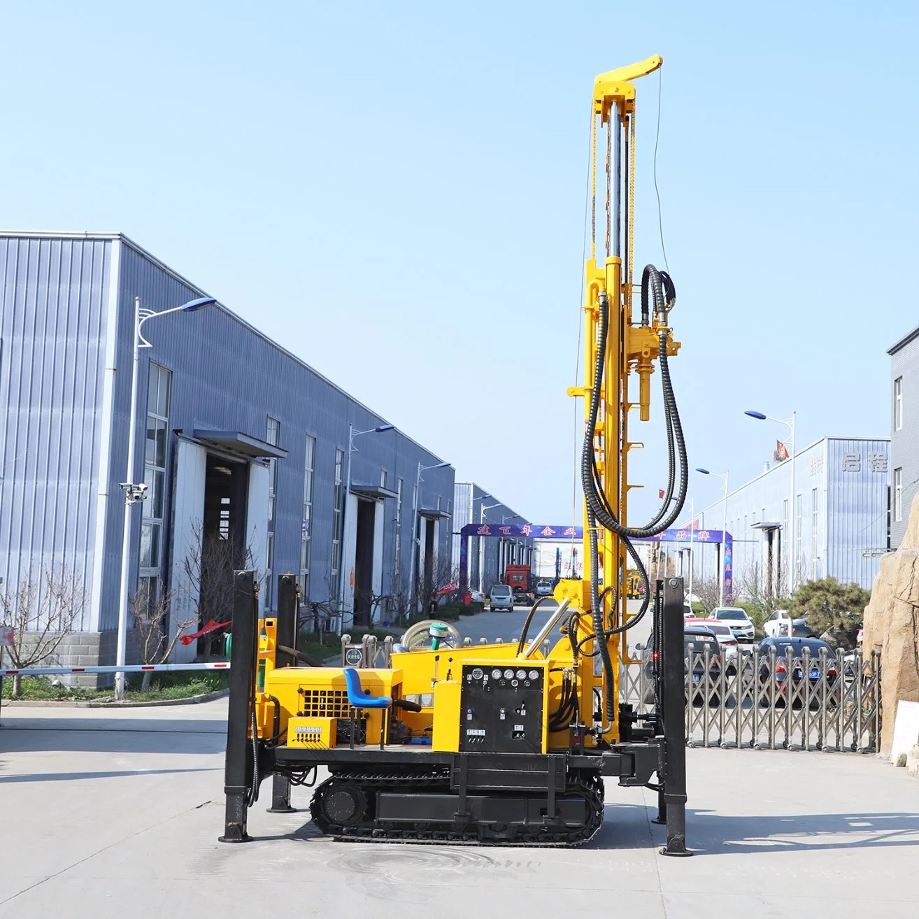 300m Depth Portable Pneumatic Rotary DTH Water Well Drilling Rig