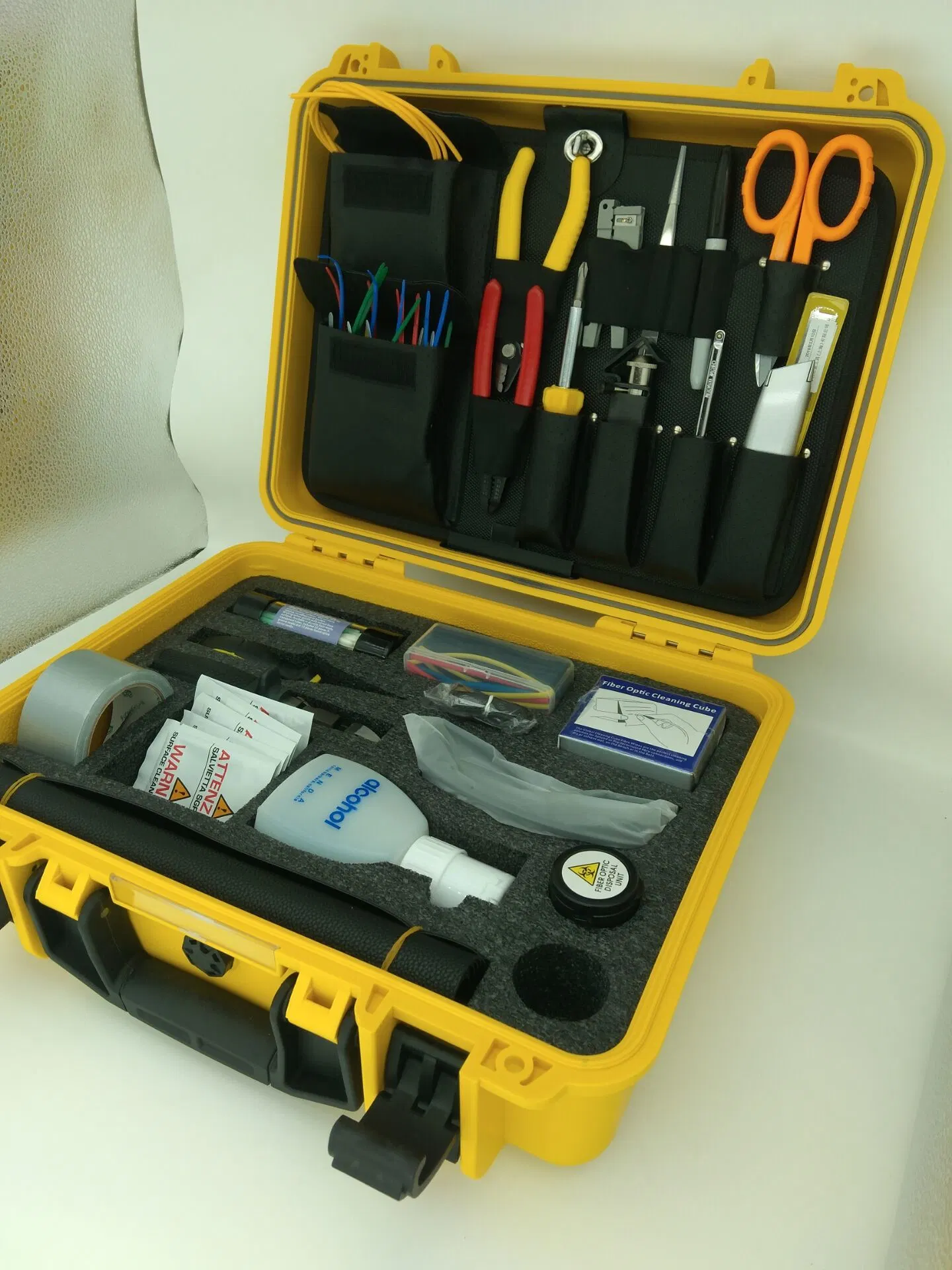 Basic Fiber Optic Tool Kit X-20c Glasfaserprüfung und -Vorbereitung Toolkits Einschließlich Strippers Cleavers