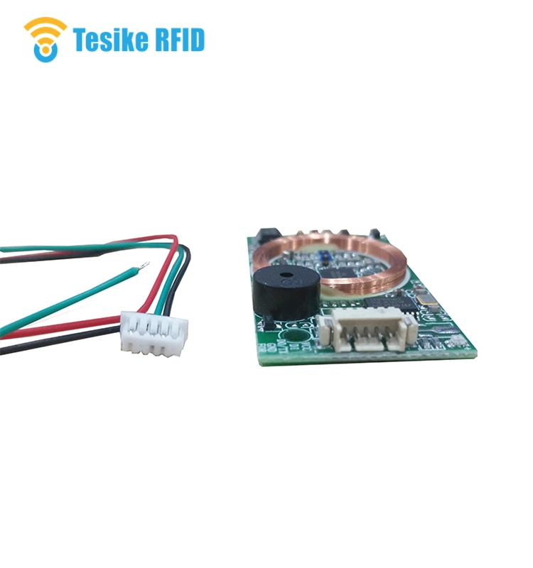 125kHz 13.56MHz módulo lector de RFID con fuente de alimentación 5V UART