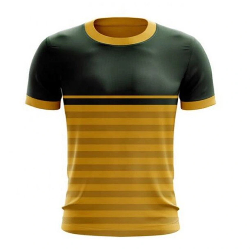 Nouveaux ensembles d'uniformes de maillots de football en jersey de football Sublimation