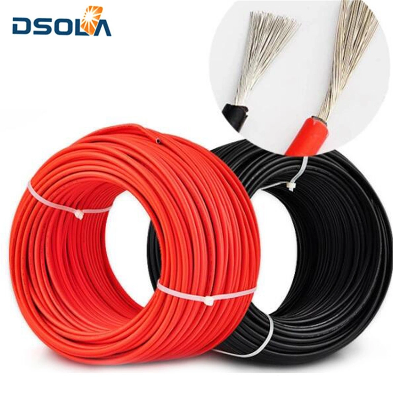 Dsola ODM / OEM Design High Heat Resistance PV Solar Cable 6mm