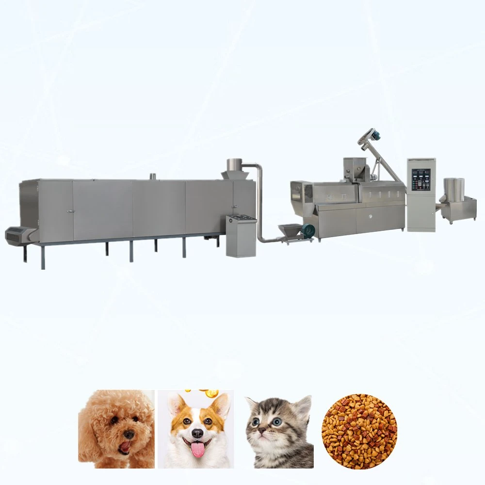 Automatic CE Certificate Dog Food Extruder Pet Food Processing Line