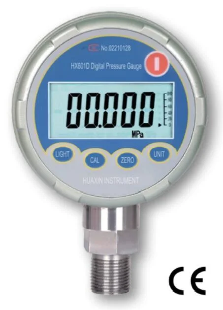 Hx601 Accuracy 0.05%F. S Digital Pressure Gauge Pressure Range (-1~60bar)