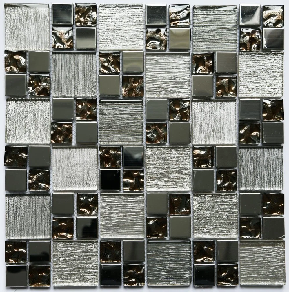 Glass Mosaic with Shining Effect for Wall Decoration