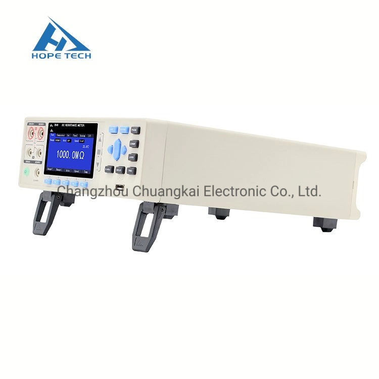 موتور مقاومة السلك الكهربائي Cht3545 Precision Resistance Meter 4 المقاومة الكهربائية من جهاز اختبار المقاومة للأسلاك اختبار المعدات