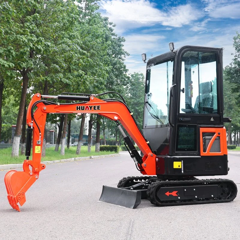 China miniexcavadora cilindro hidráulico Super Micro excavadora de cadenas de 1.6 ton.