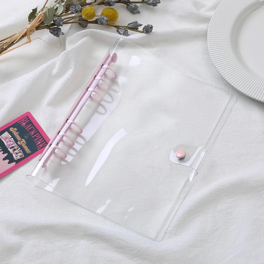 Wholesale/Supplier Office School Refillable Traveller Binder Cover Plastic Clear PVC 6 Ring Binder