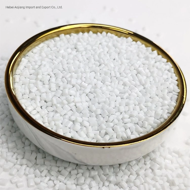 Reinforced Plastic Pellets White Color Food Grade Pet Alloy Resin Granules