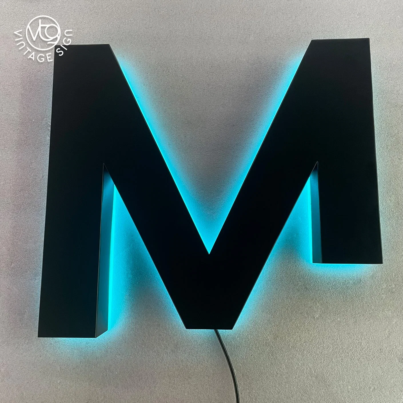 Carta de acrílico de 3D LED impermeable firmar