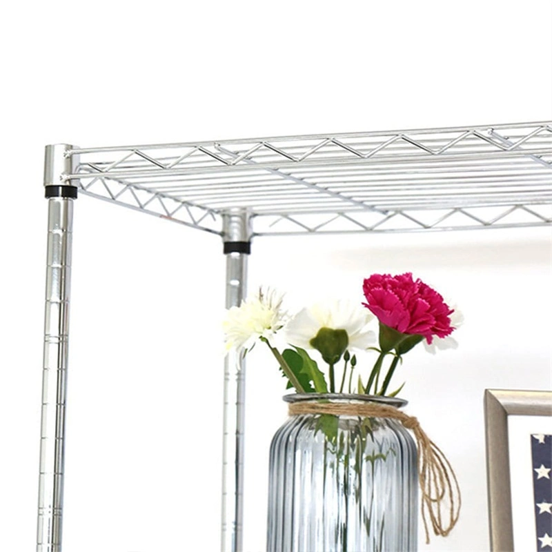 Chrome Wire Kithchen Dish Rack Steel Wire Spool Storing Rack Display Rack Stand