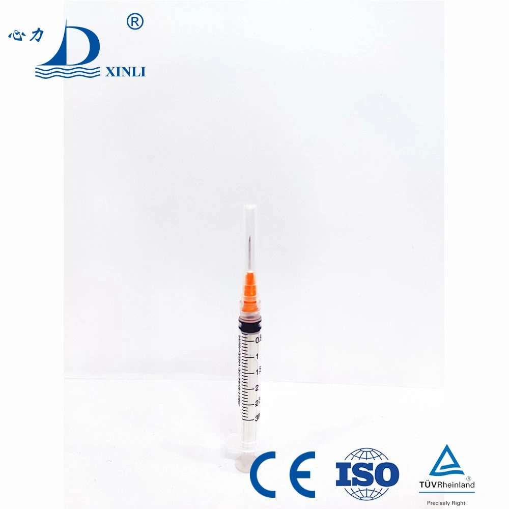 3-Part Disposable Sterile Medical Injection Animal Syringe for Veterinary Luer Lock