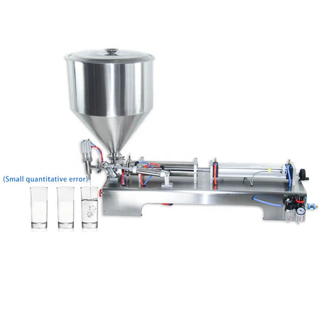 G1wgd with Heat and Pressure Semi-Auto Pneumatic Paste Filling Machine for Thick Honey Edible Oil Sauce Shampoo