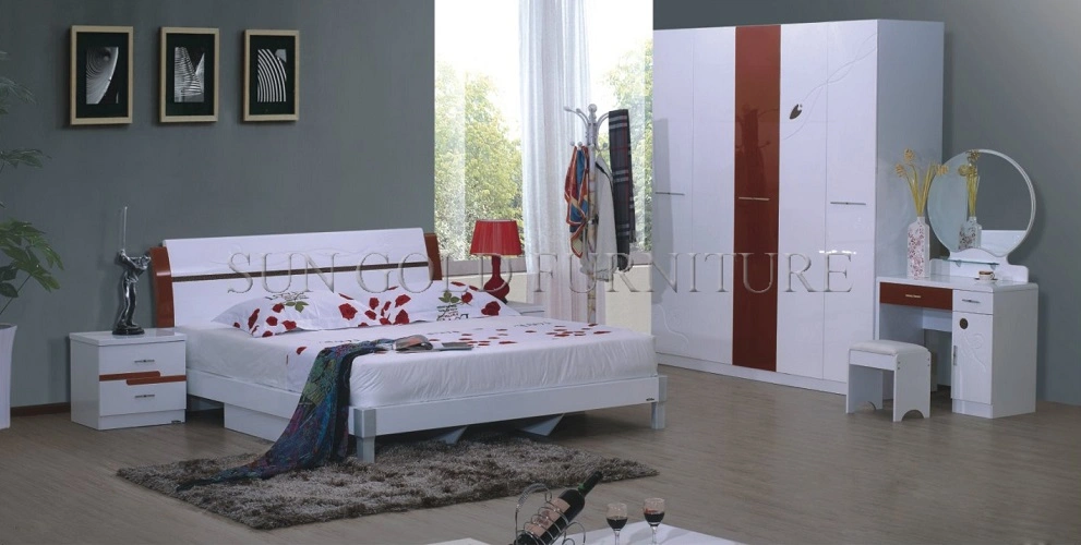 Simple Home Hotel Bedroom Furniture Sets with Wardrobe Cabinet (SZ-BF084)