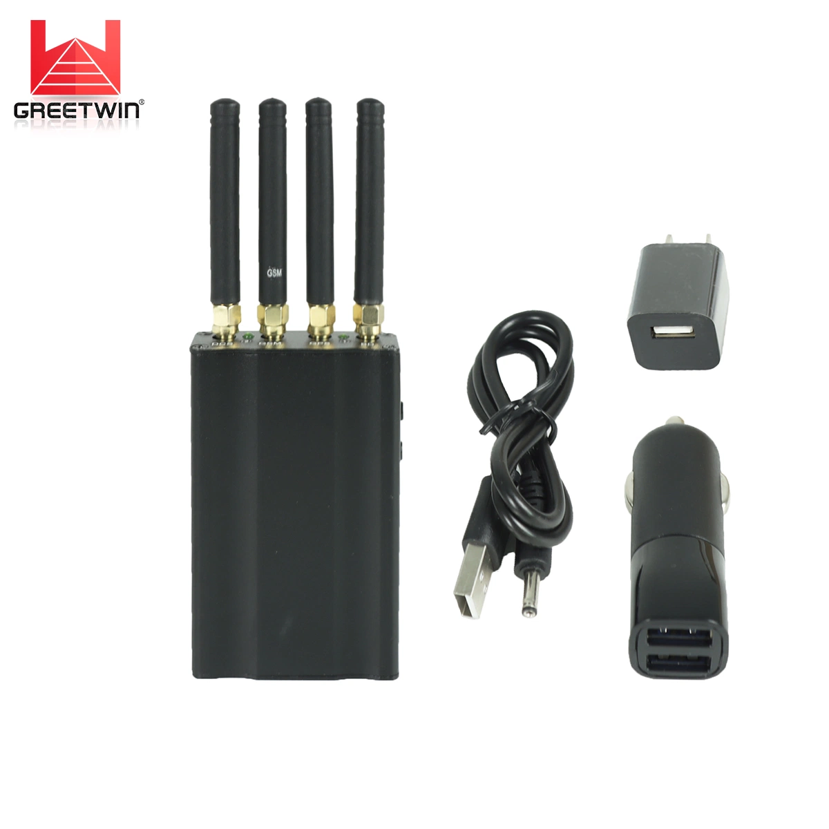 Proteger la privacidad Portable Batería integrada de la señal Bluetooth WiFi Jammer señal 5.8G 2.4G