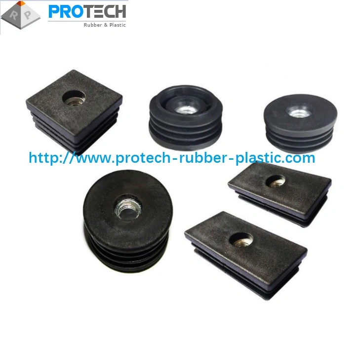 Customized High quality/High cost performance Square Plastic Chair Leg Floor Protectors Plastic Caps Plastic Parts