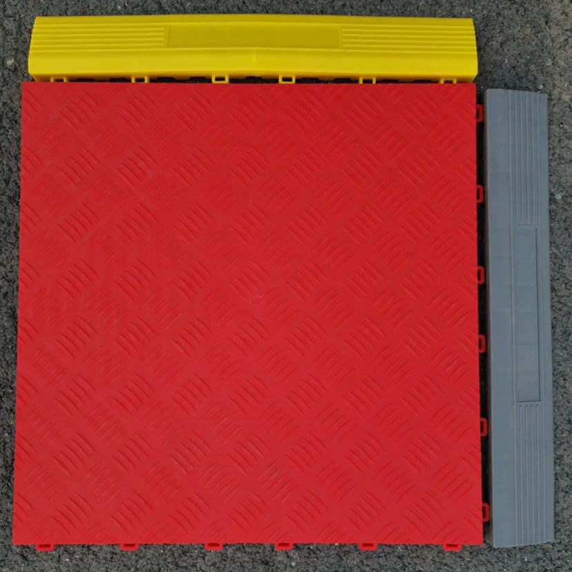 Safety Floor Mat for Wet Areas Use Non Slip PVC Durable Grating Plastic Tile