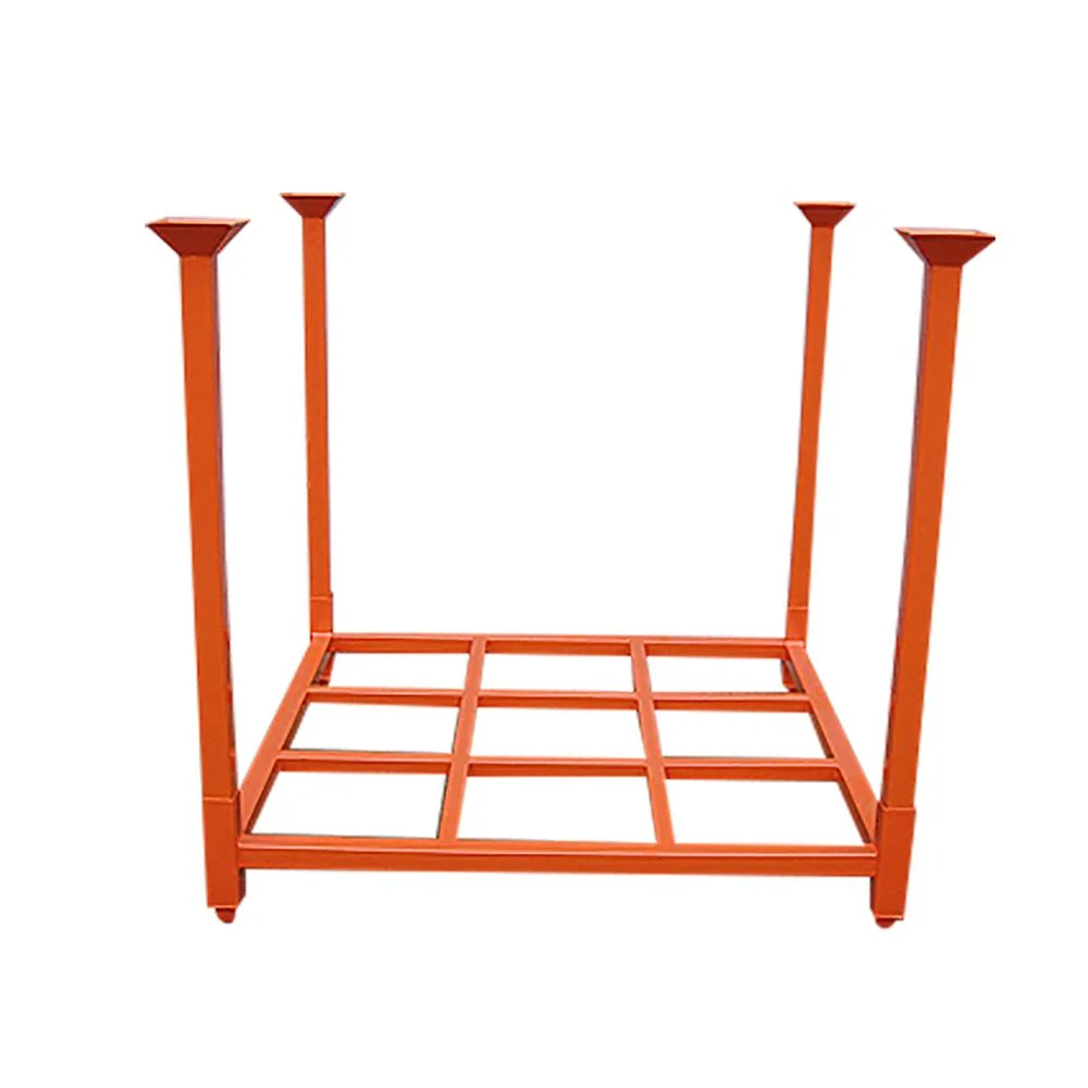 High Duty Metal Stacking Rack High Steel Storage Commercial Stacking Tire Rack